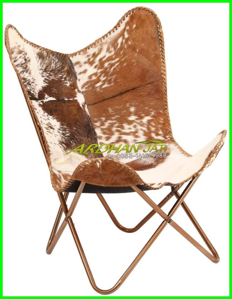 Goat Leather Iron Chair